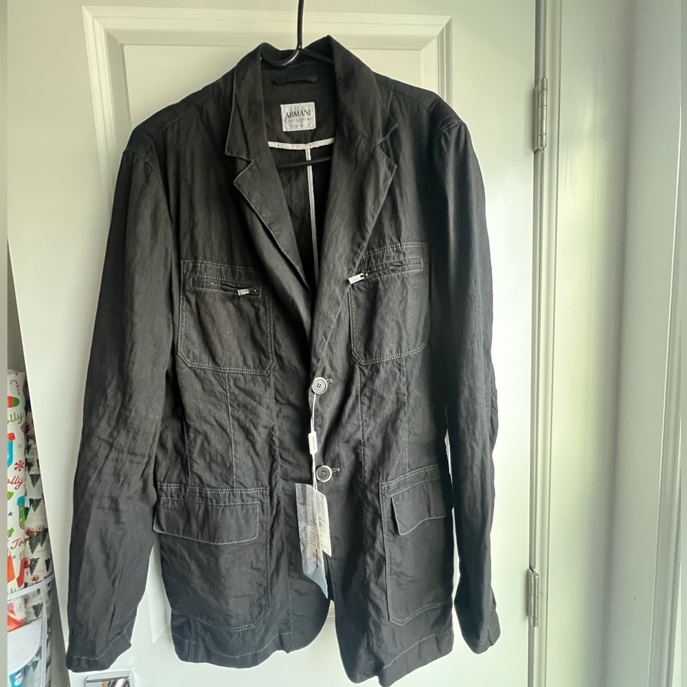 Armani men’s linen jacket, 42